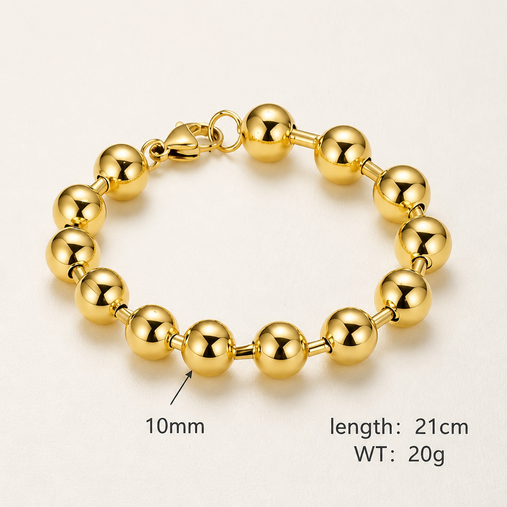 brazalete esfera (dorado)