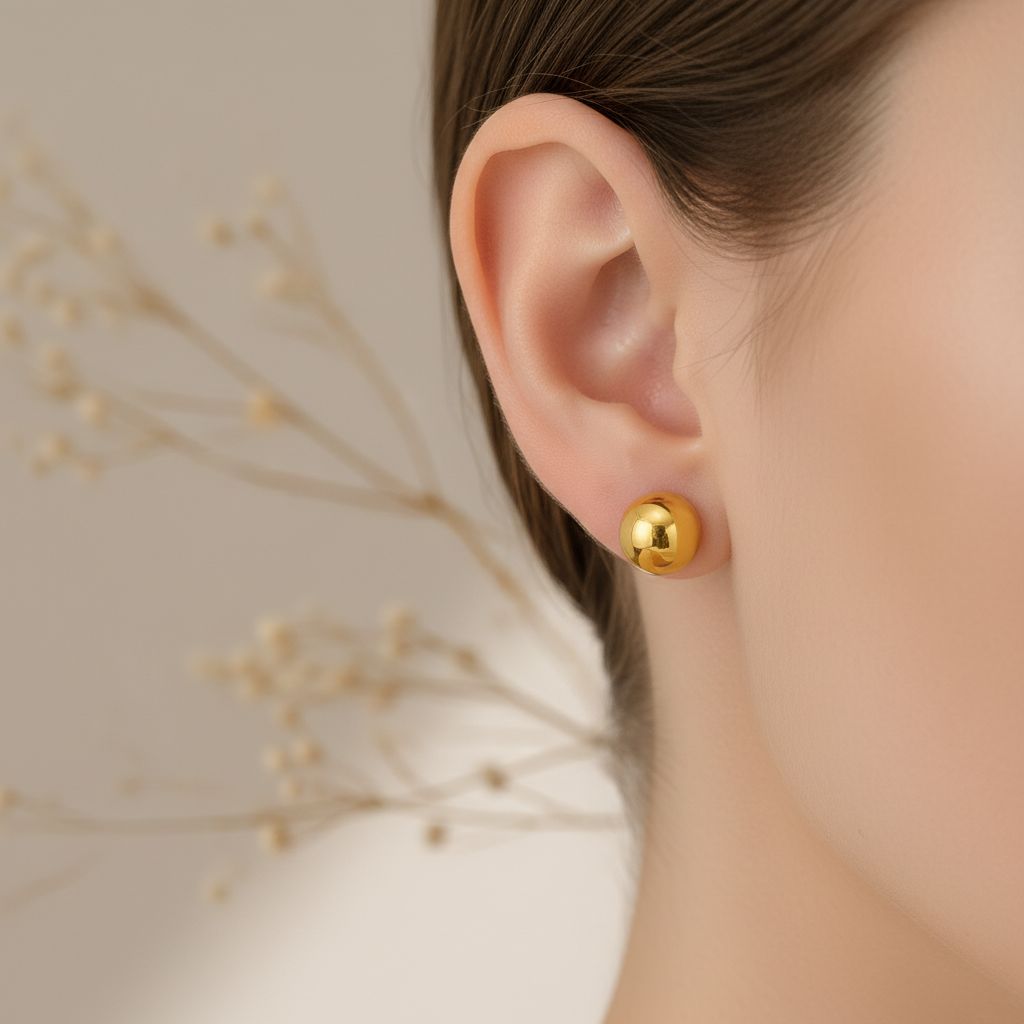 Aretes Esencia Dorada